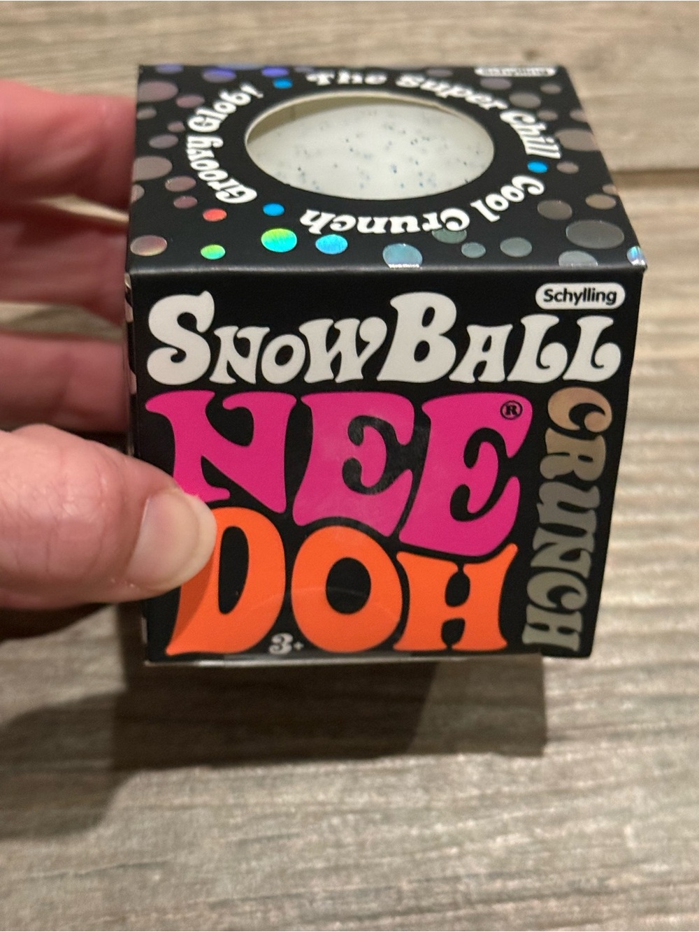 SnowBall NeeDoh Crunch - Rare and fun squishy